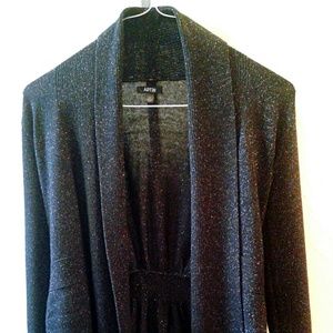 SOLD!!! APT 9 Metallic Black Party Cardigan